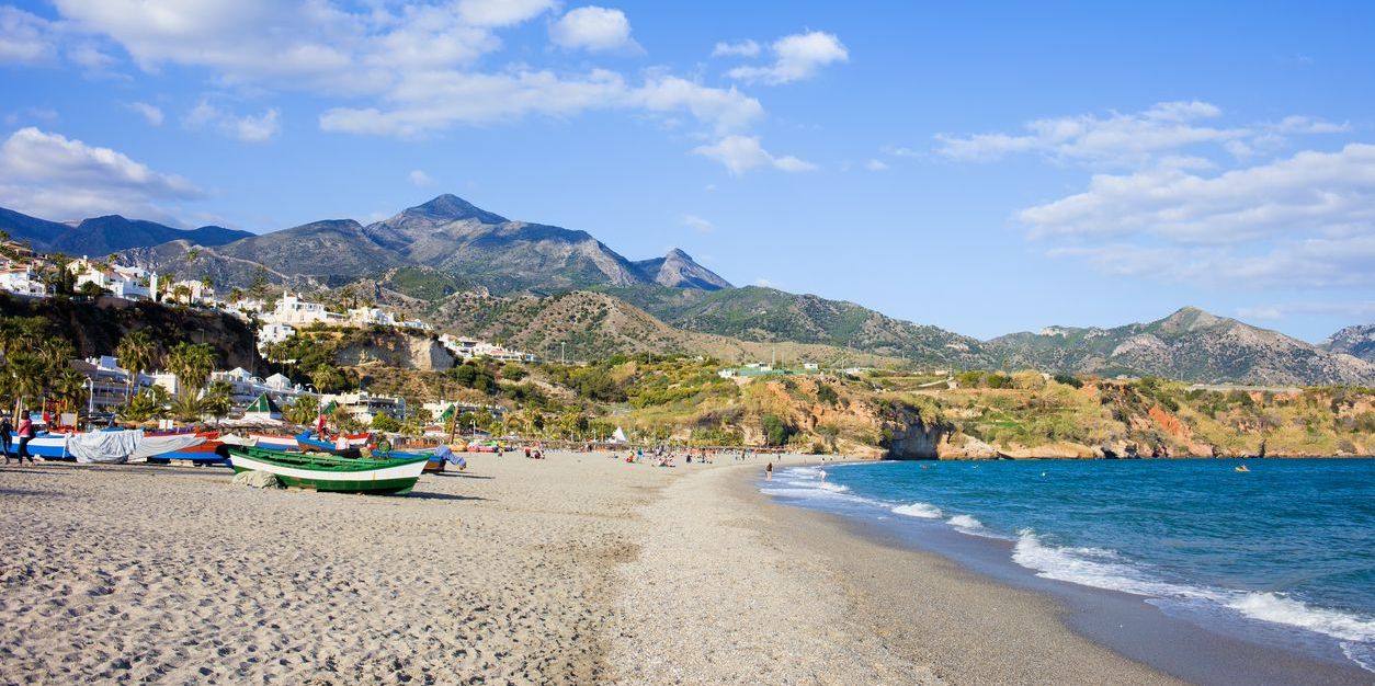 Burriana Beach in Nerja
