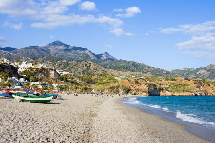 Burriana Beach in Nerja