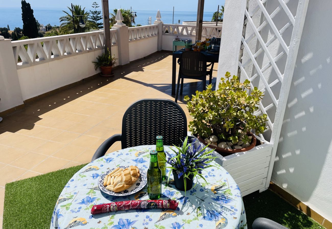 Terraced House in Torrox Costa - Casa Blanca con vistas al mar by At Home Costa del