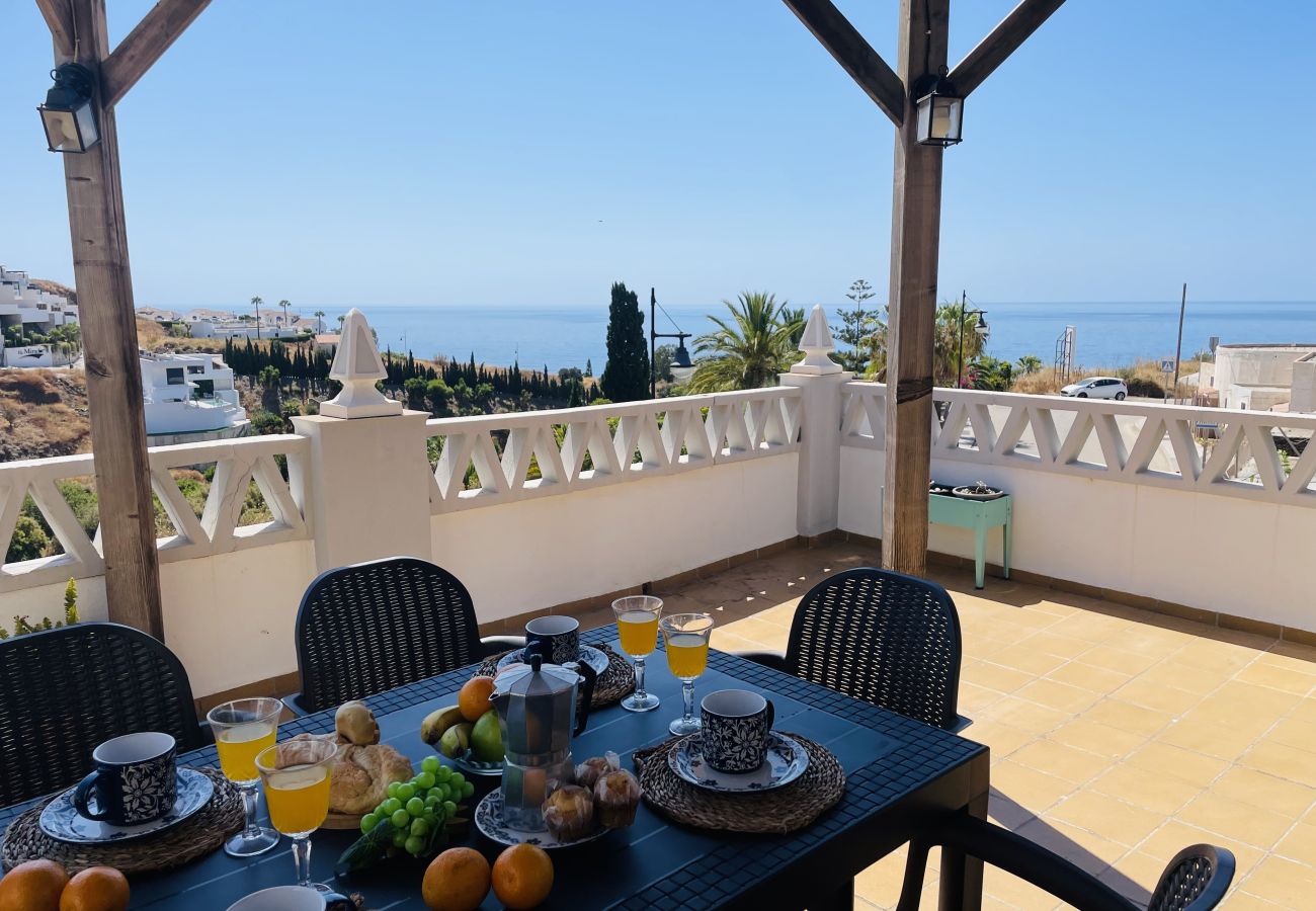 Terraced House in Torrox Costa - Casa Blanca con vistas al mar by At Home Costa del
