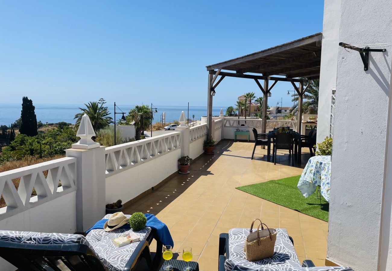 Terraced House in Torrox Costa - Casa Blanca con vistas al mar by At Home Costa del