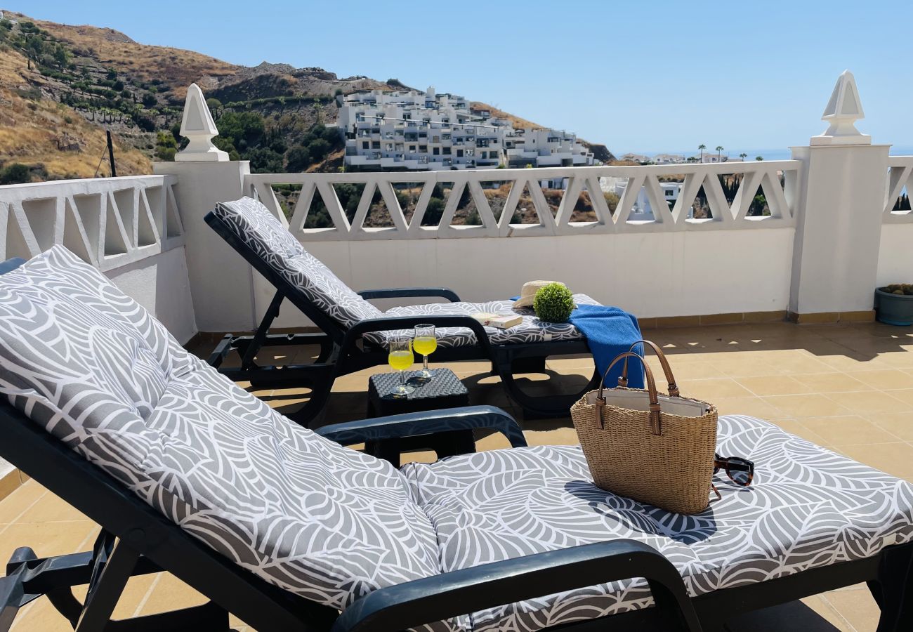 Terraced House in Torrox Costa - Casa Blanca con vistas al mar by At Home Costa del