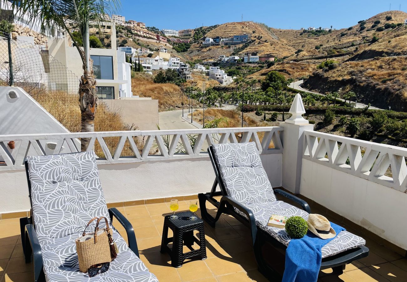 Terraced House in Torrox Costa - Casa Blanca con vistas al mar by At Home Costa del